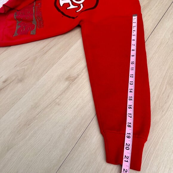 Vintage 90's San Francisco 49ers Front/Back Graphic Salem Crewneck UNISEX /M's M - Picture 6 of 15